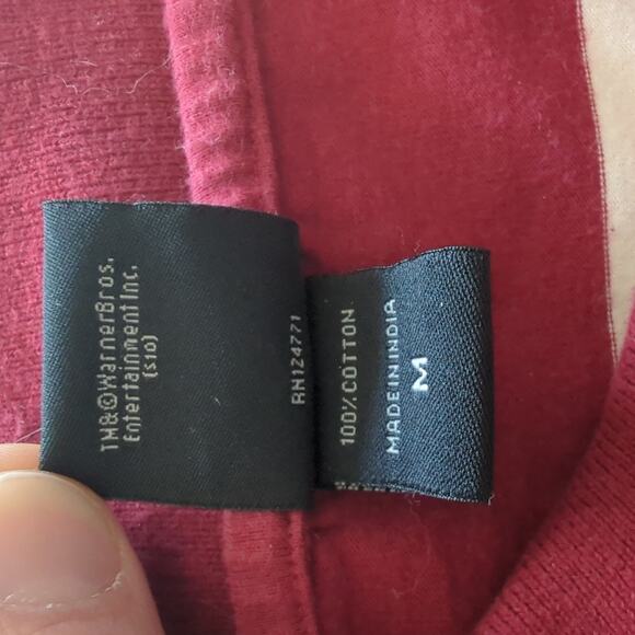 Harry Potter Rugby Polo Men's M Quidditch Gryffindor Embroidered 07 - Picture 5 of 10